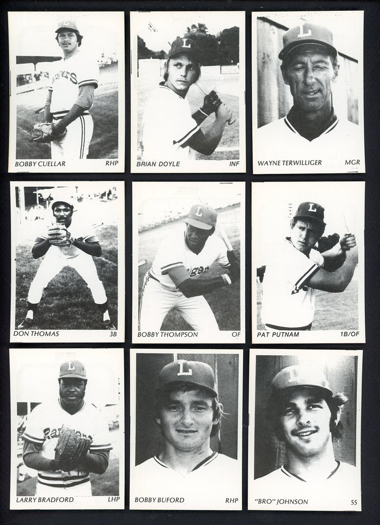 1975 TCMA Lynchburg Rangers Complete Set Pat Putnam 543336
