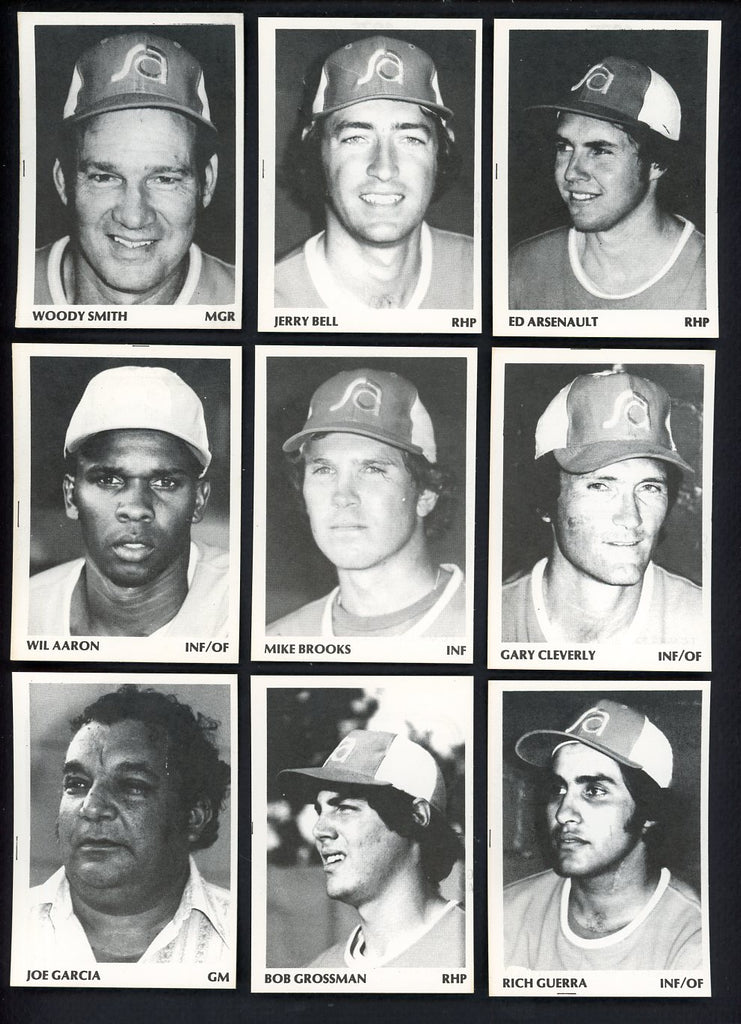 1975 TCMA San Antonio Brewers Complete Set Jerry Bell 543339