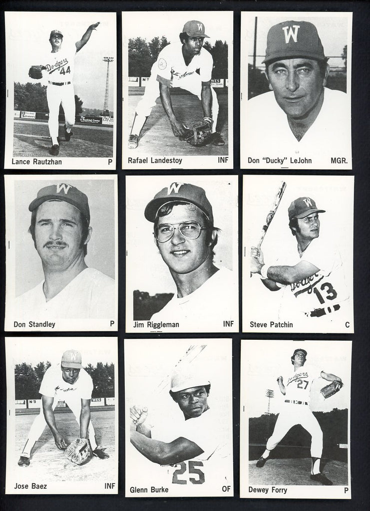 1975 TCMA Waterbury Dodgers Complete Set Jim Riggleman 543344