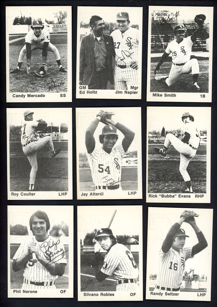 1976 TCMA Appleton Foxes Complete Set Jim Napier 543346