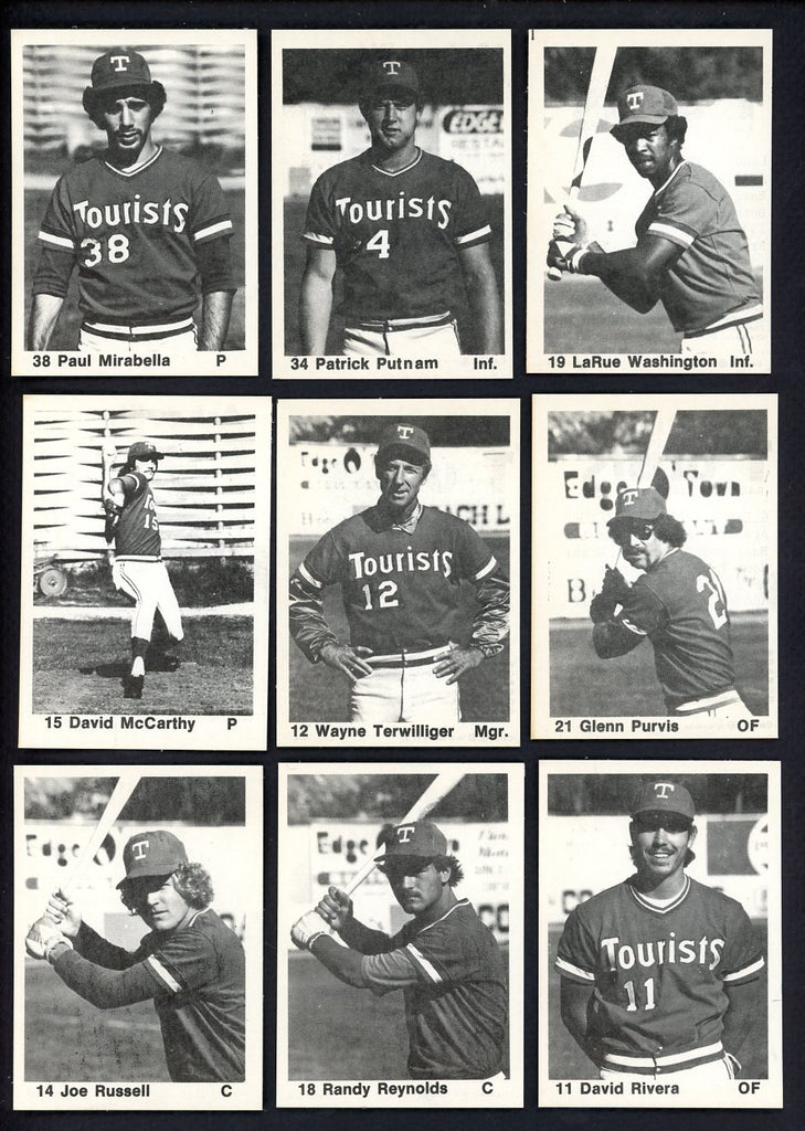 1976 TCMA Asheville Tourists Complete Set Pat Putnam 543347