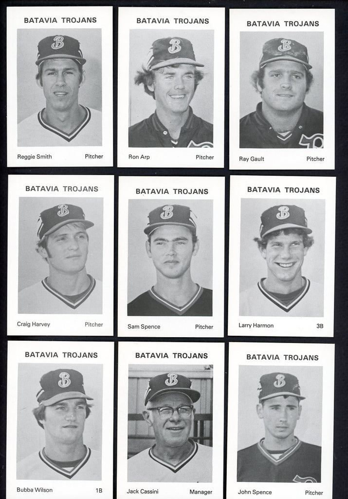 1976 Team Issue Batavia Trojans Complete Set Bubba Wilson 543348