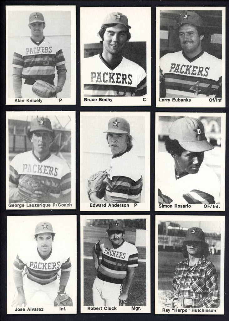 1976 TCMA Dubuque Packers Complete Set Bruce Bochy 543351