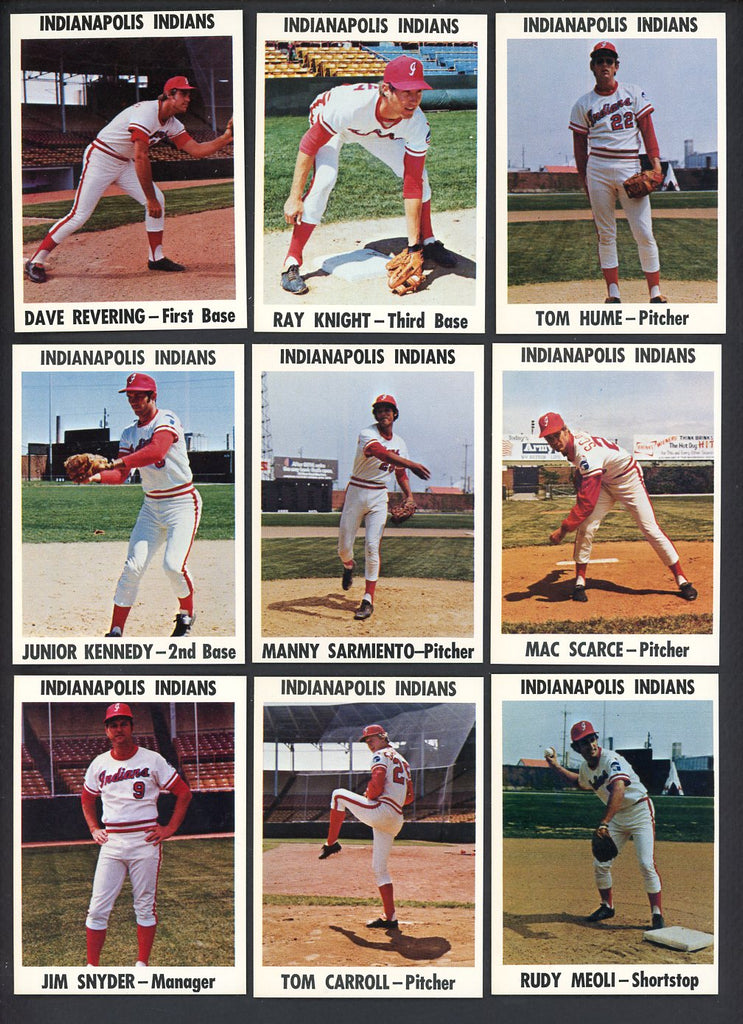 1976 Team Issue Indianapolis Indians Complete Set Ray Knight 543352