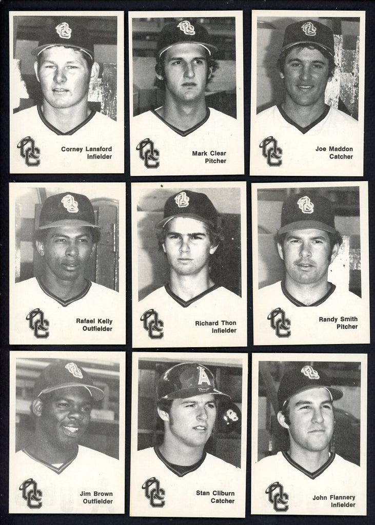 1976 TCMA Quad City Angels Complete Set Carney Lansford 543357