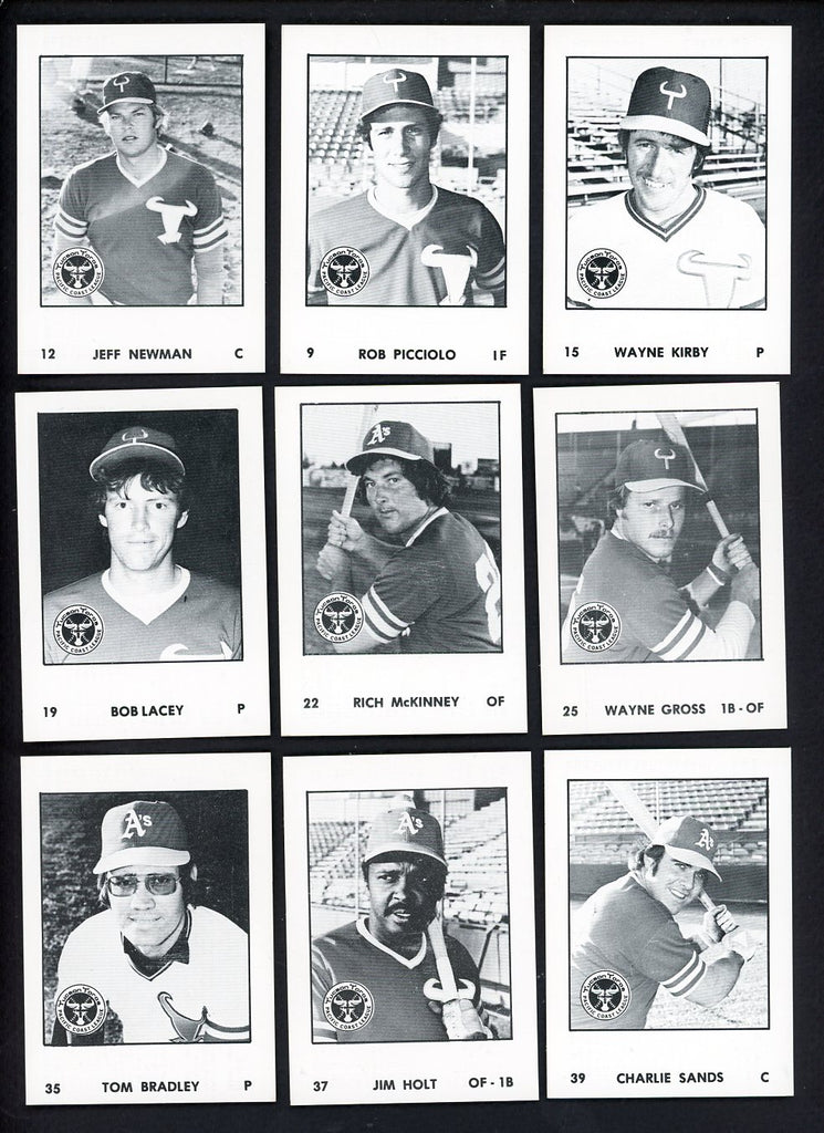 1976 Cramer Tucson Toros Complete Set Rob Picciolo 543359