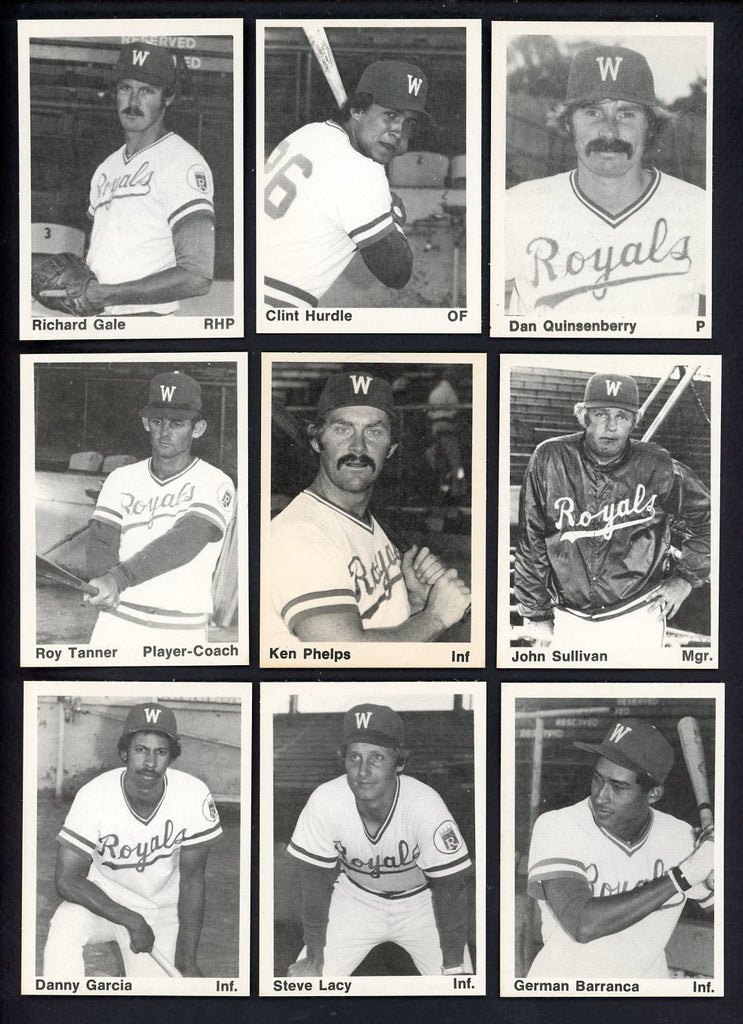 1976 TCMA Waterloo Royals Complete Set Dan Quisenberry 543361