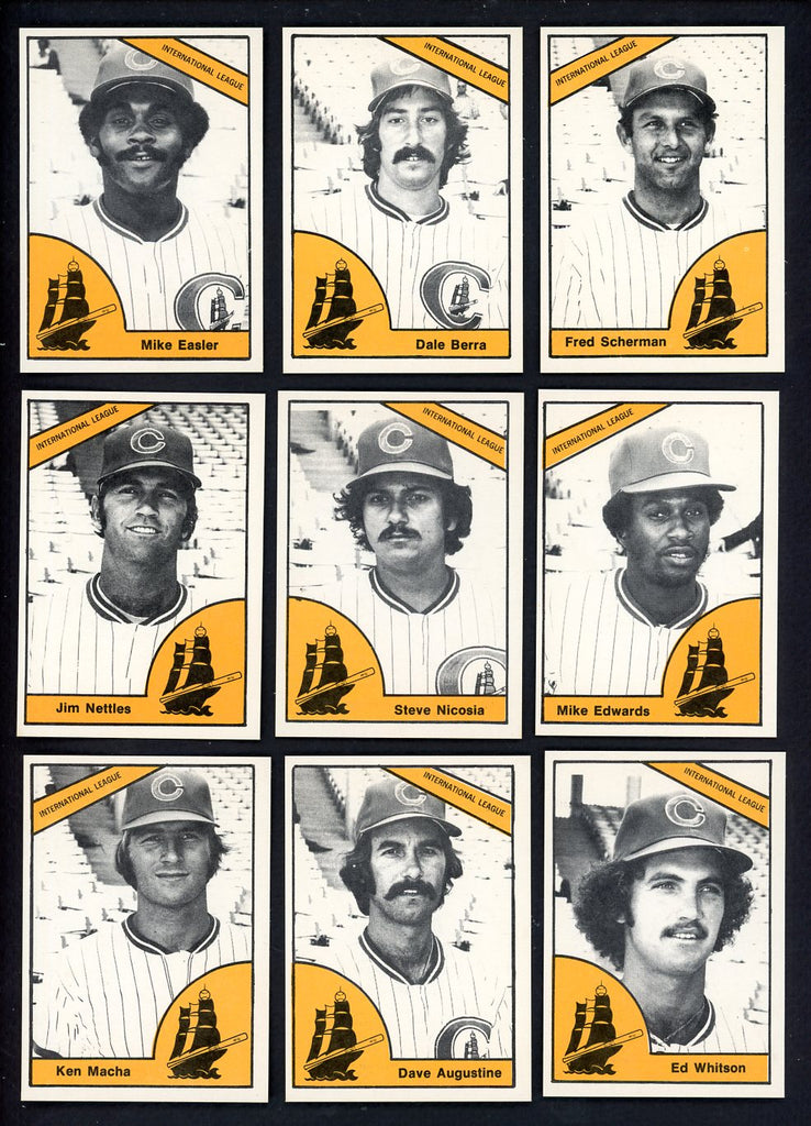 1977 TCMA Columbus Clippers Complete Set Mike Easler 543371