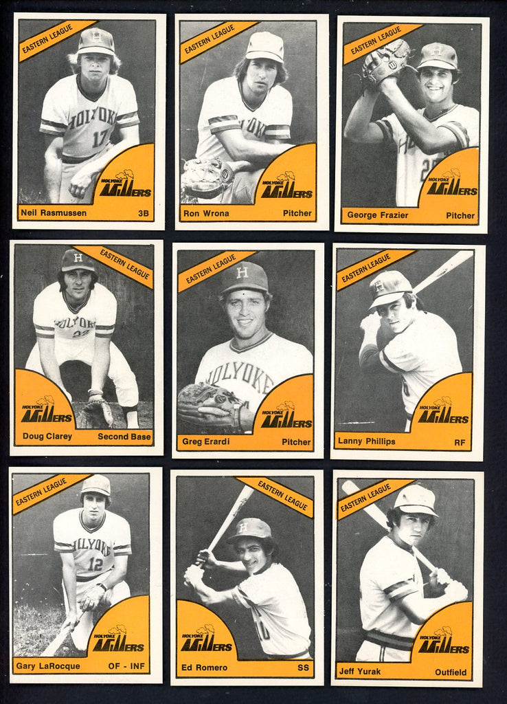 1977 TCMA Holyoke Millers Complete Set George Frazier 543373
