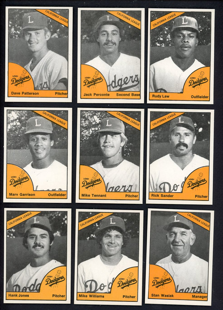 1977 TCMA Lodi Dodgers Complete Set Jack Perconte 543376