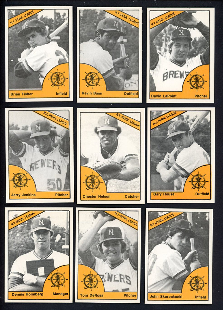 1977 TCMA Newark Co-Pilots Complete Set Kevin Bass 543378