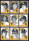 1977 TCMA Quad City Angels Complete Set Chuck Cottier 543380