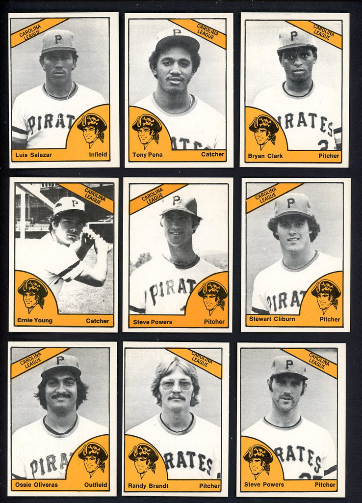 1977 TCMA Salem Pirates Complete Set Tony Pena 543381
