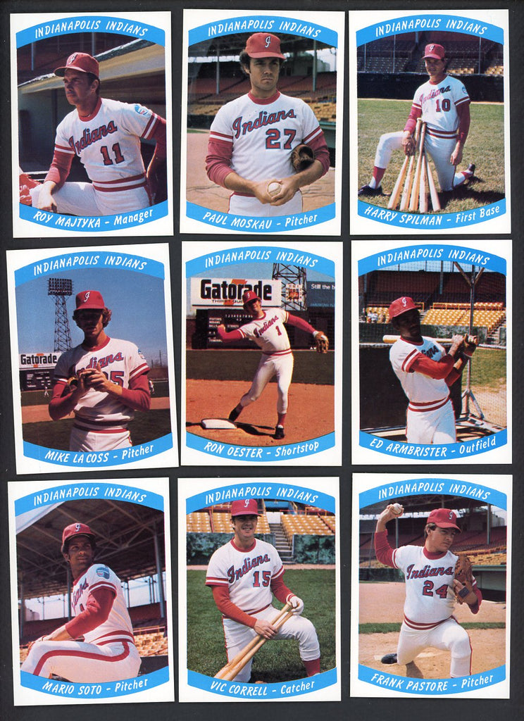 1978 Team Issue Indianapolis Indians Complete Set Mario Soto 543403