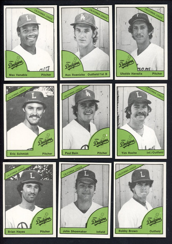 1978 TCMA Lodi Dodgers Complete Set Max Venable 543404