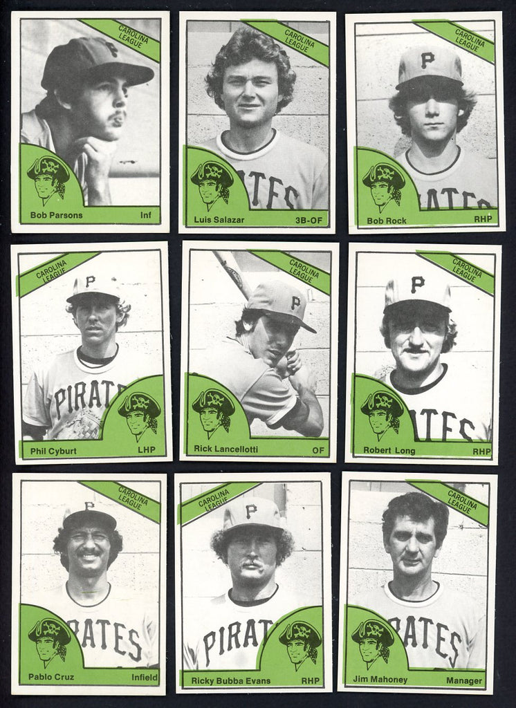 1978 TCMA Salem Pirates Complete Set Luis Salazar 543412
