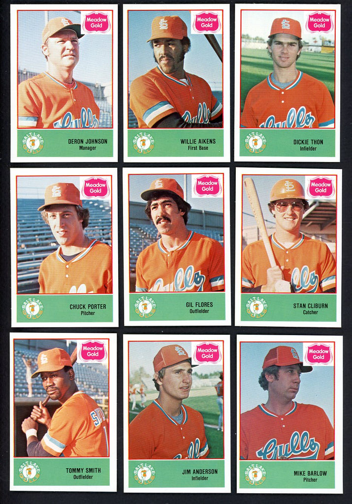 1978 Cramer Salt Lake Gulls Complete Set Dickie Thon 543413