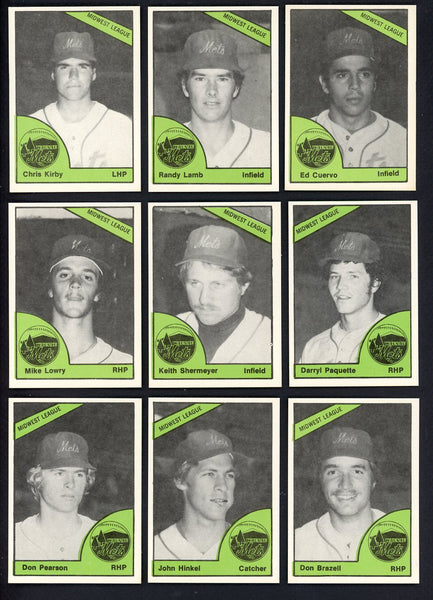 1978 TCMA Wausau Mets Complete Set Randy Lamb 543421
