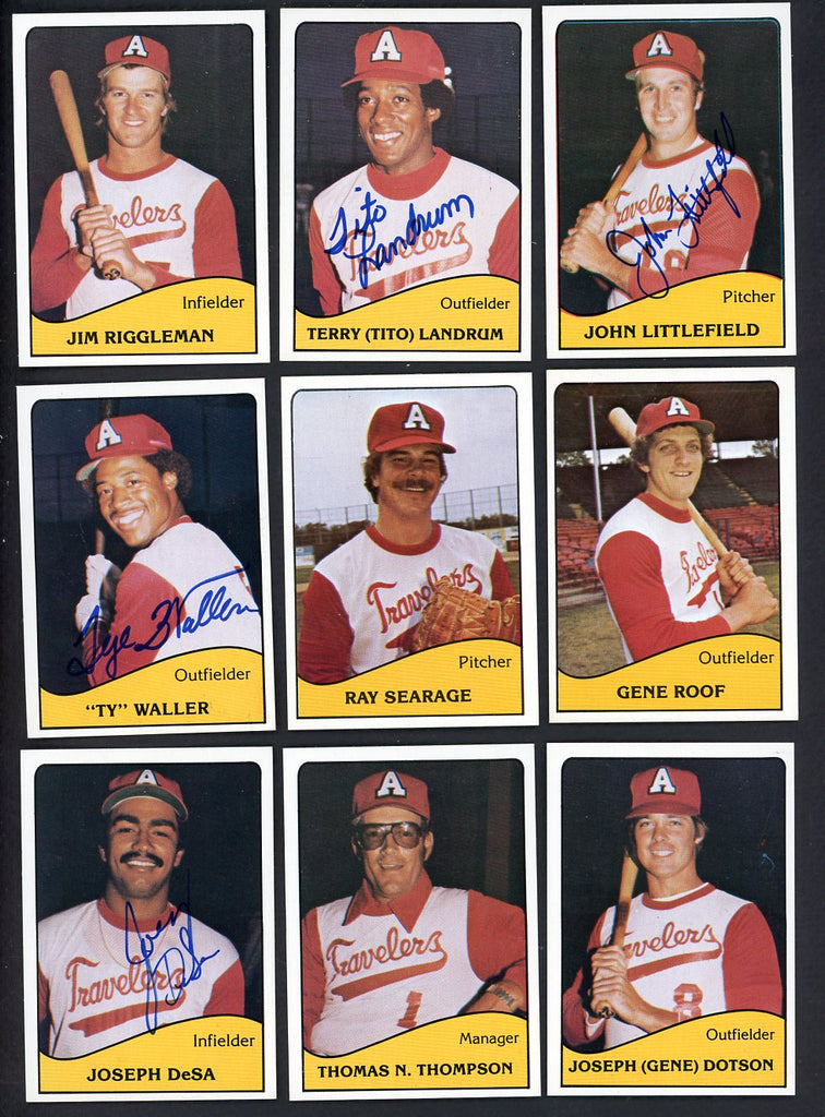 1979 TCMA Arkansas Travelers Complete Set Ty Waller 543425