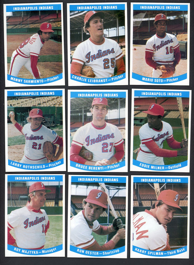 1979 Team Issue Indianapolis Indians Complete Set Mario Soto 543430