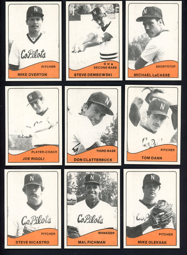 1979 TCMA Newark Co-Pilots Complete Set Steve Dembowski 543431