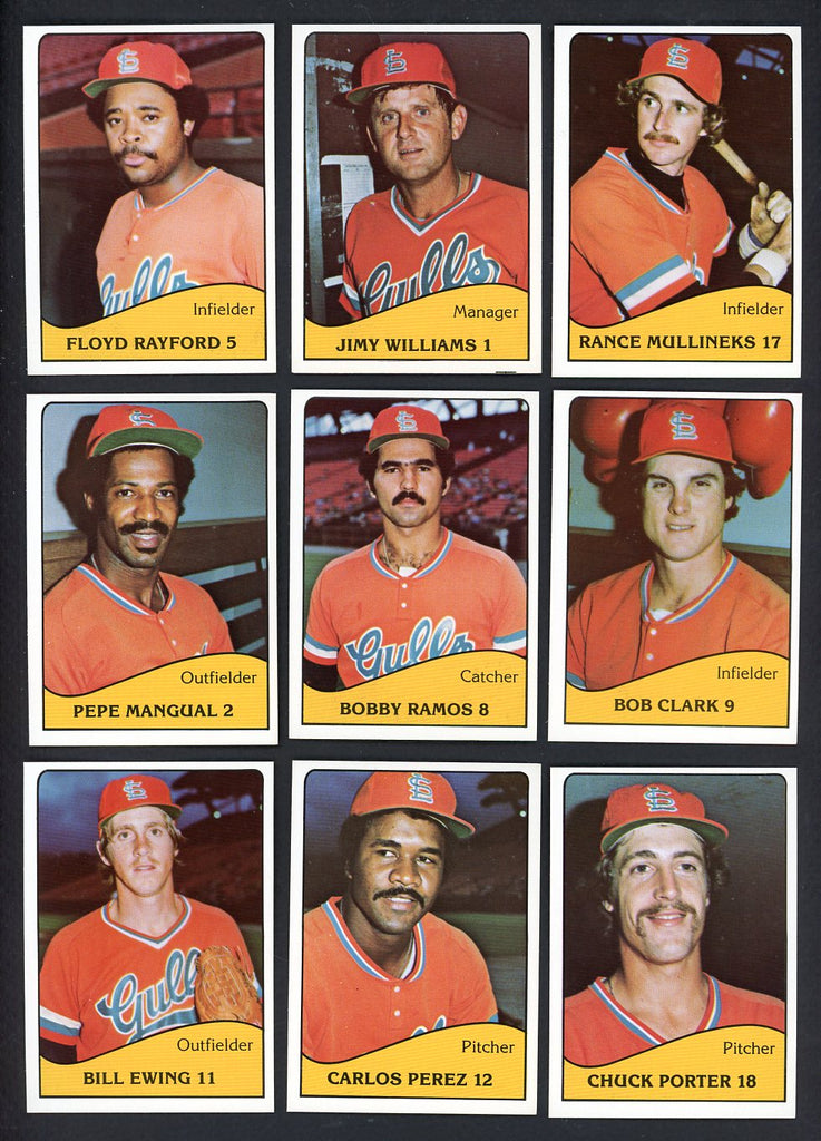 1979 TCMA Salt Lake City Gulls Complete Set Rance Mulliniks 543437