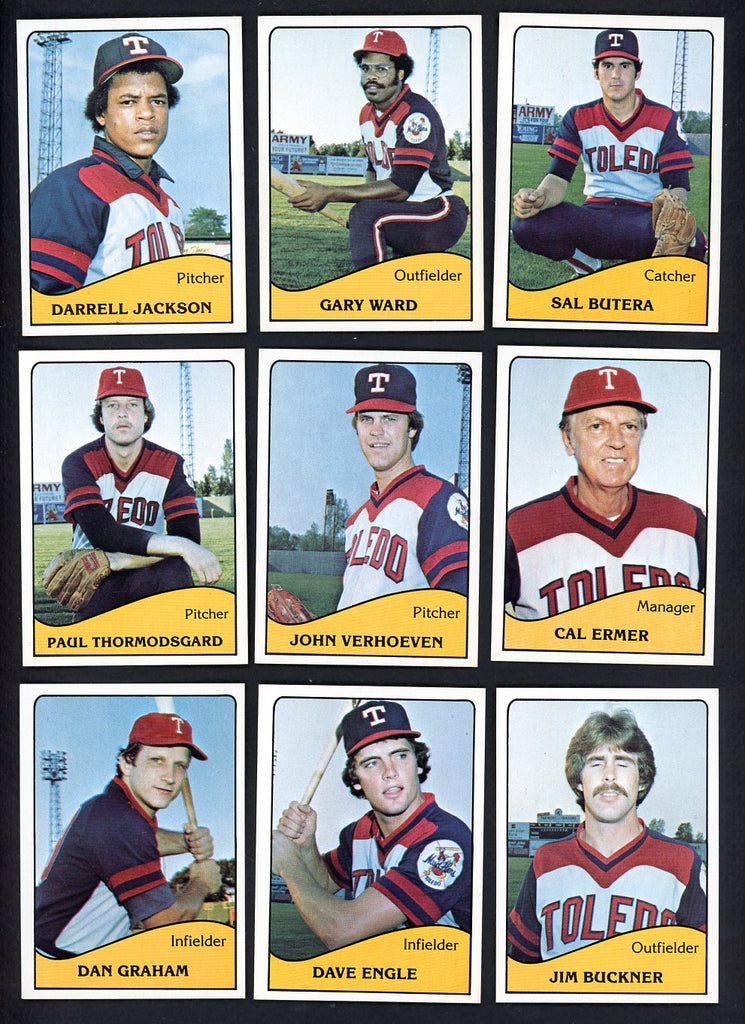 1979 TCMA Toledo Mud Hens Complete Set Darrell Jackson 543440