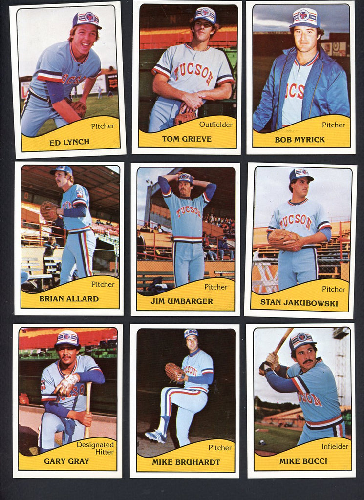 1979 TCMA Tucson Toros Complete Set Tom Grieve 543442