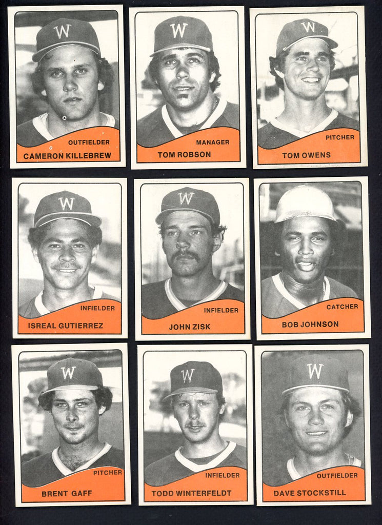 1979 TCMA Wausau Timbers Complete Set Cameron Killebrew 543444