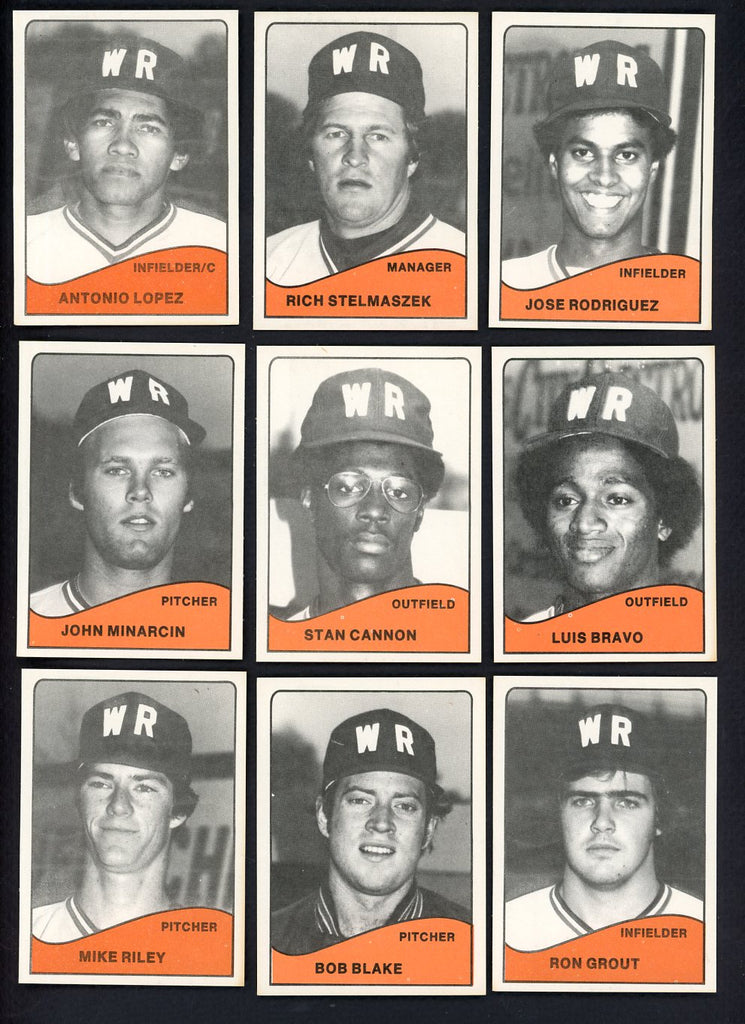 1979 TCMA Wisconsin Rapids Twins Complete Set Rich Stelmaszek 543446