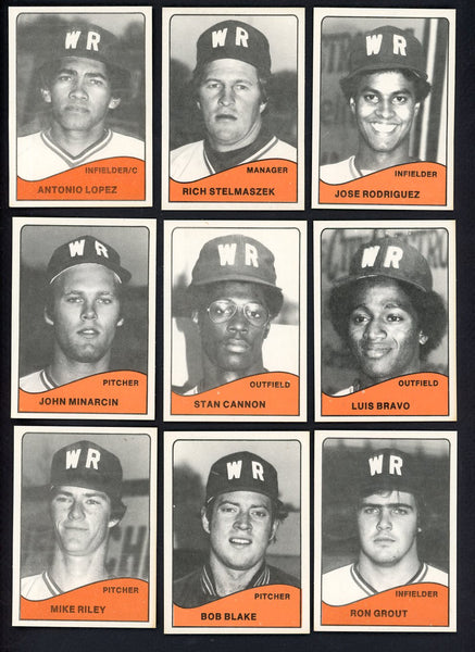 1979 TCMA Wisconsin Rapids Twins Complete Set Rich Stelmaszek 543446