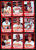 1980 TCMA Hawaii Islanders Complete Set Tim Flannery 543459