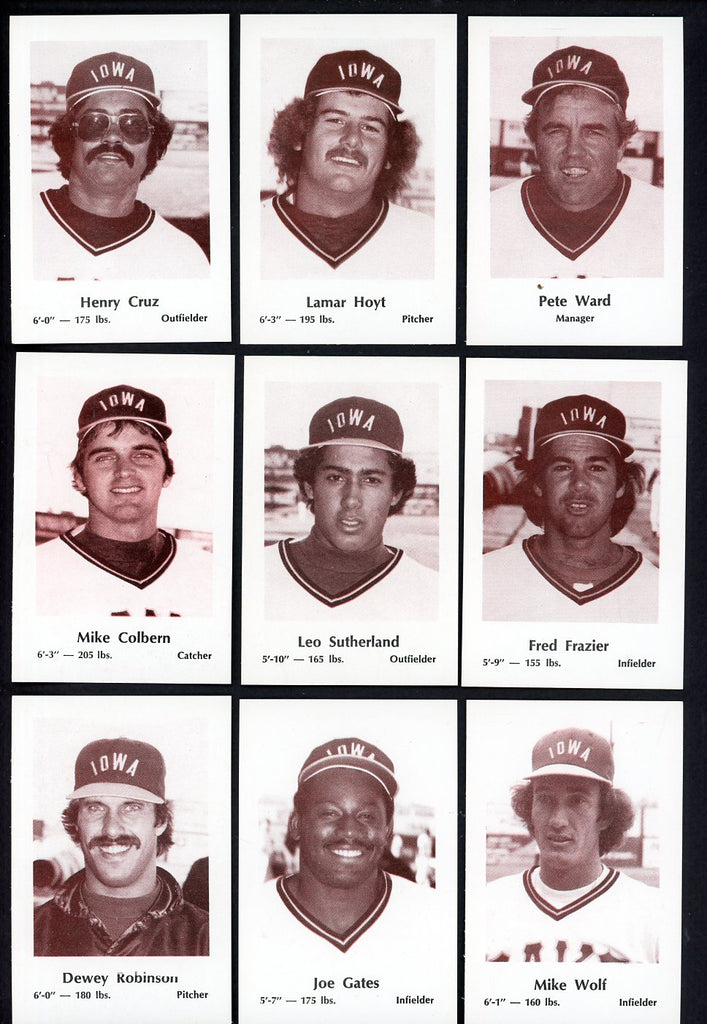 1980 Police Iowa Oaks Complete Set Lamar Hoyt 543460