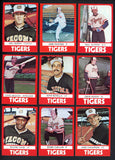 1980 TCMA Tacoma Tigers Complete Set Juan Bonilla 543465
