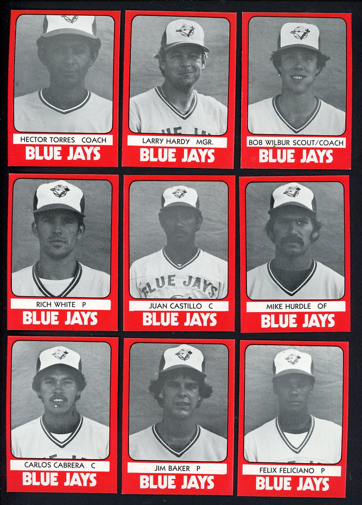 1980 TCMA Utica Blue Jays Complete Set Juan Castillo 543466