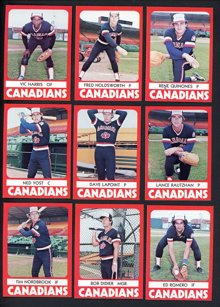 1980 TCMA Vancouver Canadians Complete Set Vic Harris 543467