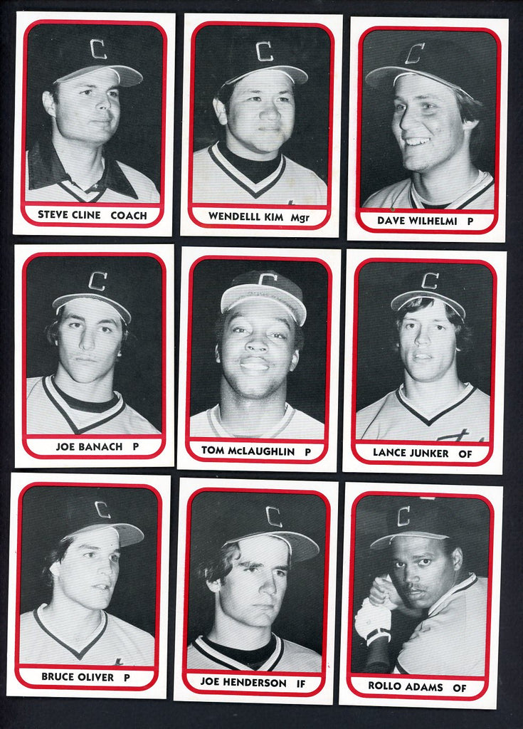 1981 TCMA Clinton Giants Complete Set Wendell Kim 543471