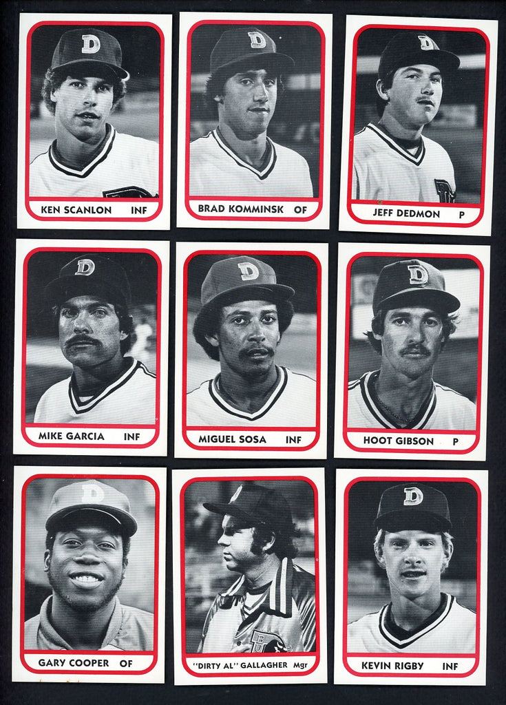 1981 TCMA Durham Bulls Complete Set Brad Komminsk 543472