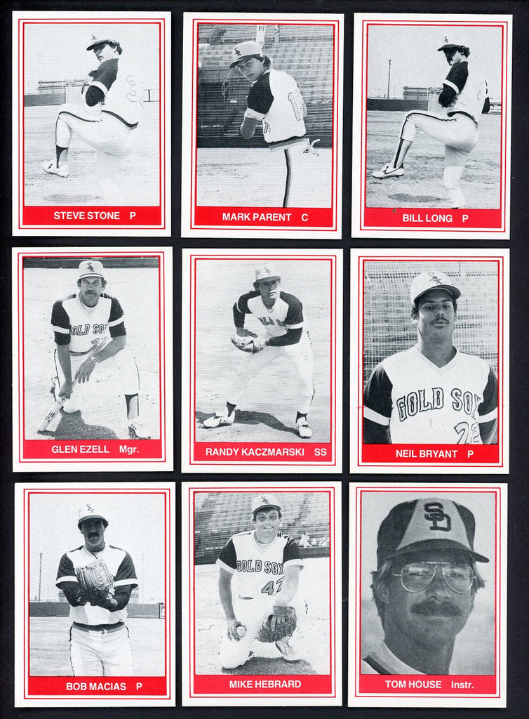 1982 TCMA Amarillo Gold Sox Complete Set Tom House 543481
