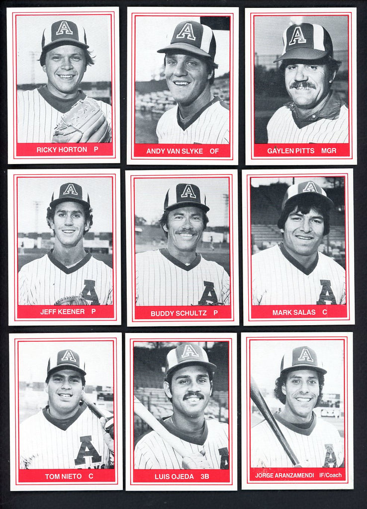 1982 TCMA Arkansas Travelers Complete Set Andy Van Slyke 543483