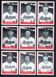 1982 TCMA Chattanooga Lookouts Complete Set Kelly Gruber 543492