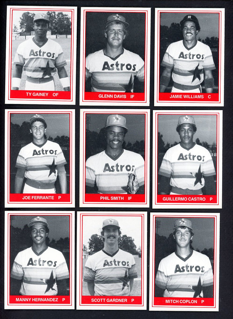 1982 TCMA Daytona Beach Astros Complete Set Glenn Davis 543496
