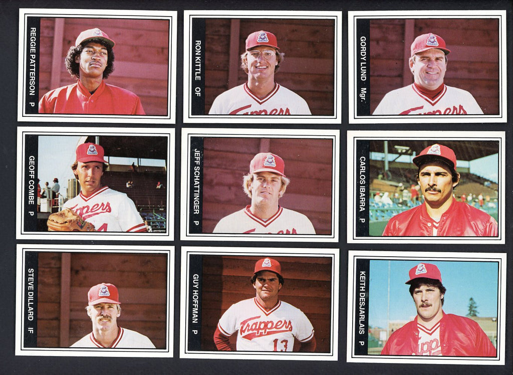 1982 TCMA Edmonton Trappers Complete Set Ron Kittle 543498