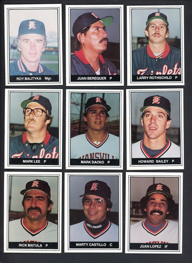 1982 TCMA Evansville Triplets Complete Set Juan Berenguer 543500
