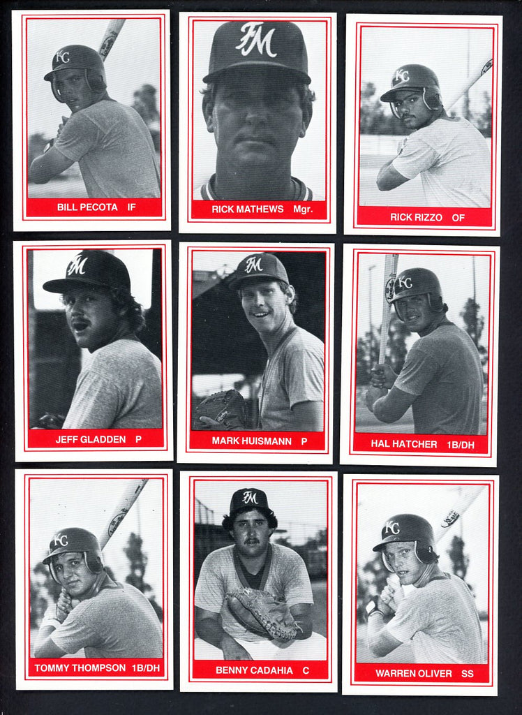 1982 TCMA Ft. Myers Royals Complete Set Rick Mathews 543501
