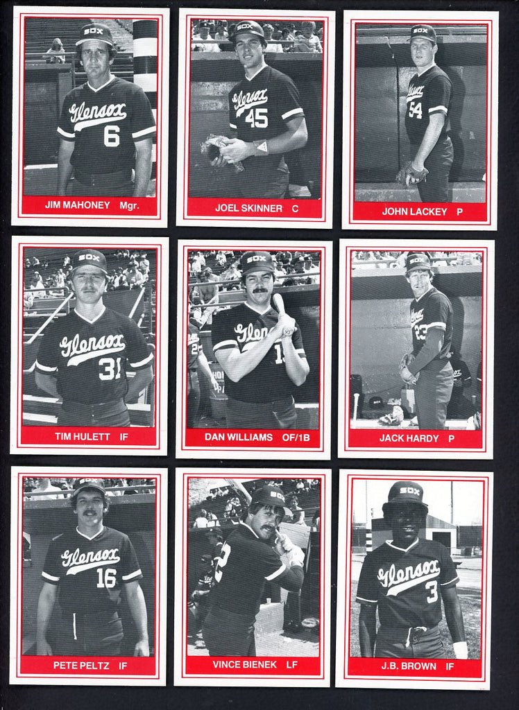 1982 TCMA Glens Falls White Sox Complete Set John Lackey 543502