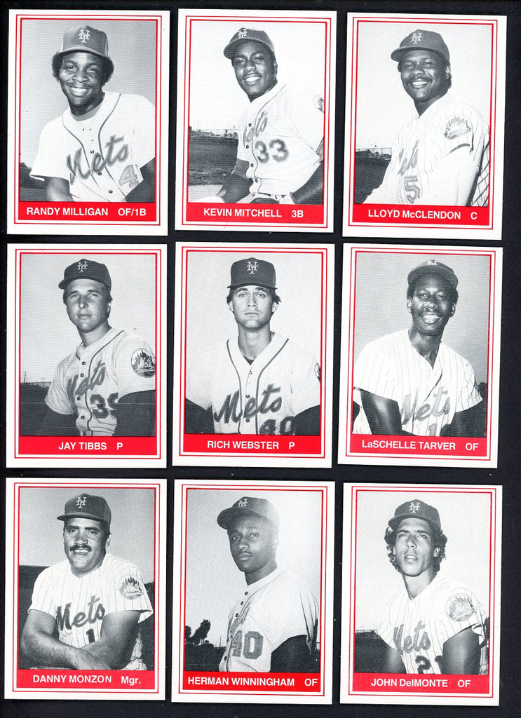 1982 TCMA Lynchburg Mets Complete Set Kevin Mitchell 543508