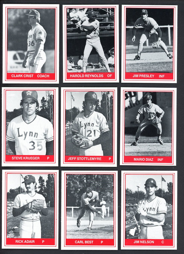 1982 TCMA Lynn Sailors Complete Set Harold Reynolds 543509