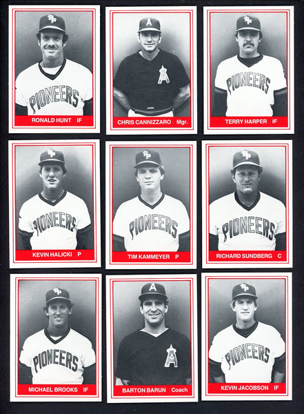 1982 TCMA Redwood Pioneers Complete Set Chris Cannizzaro 543517