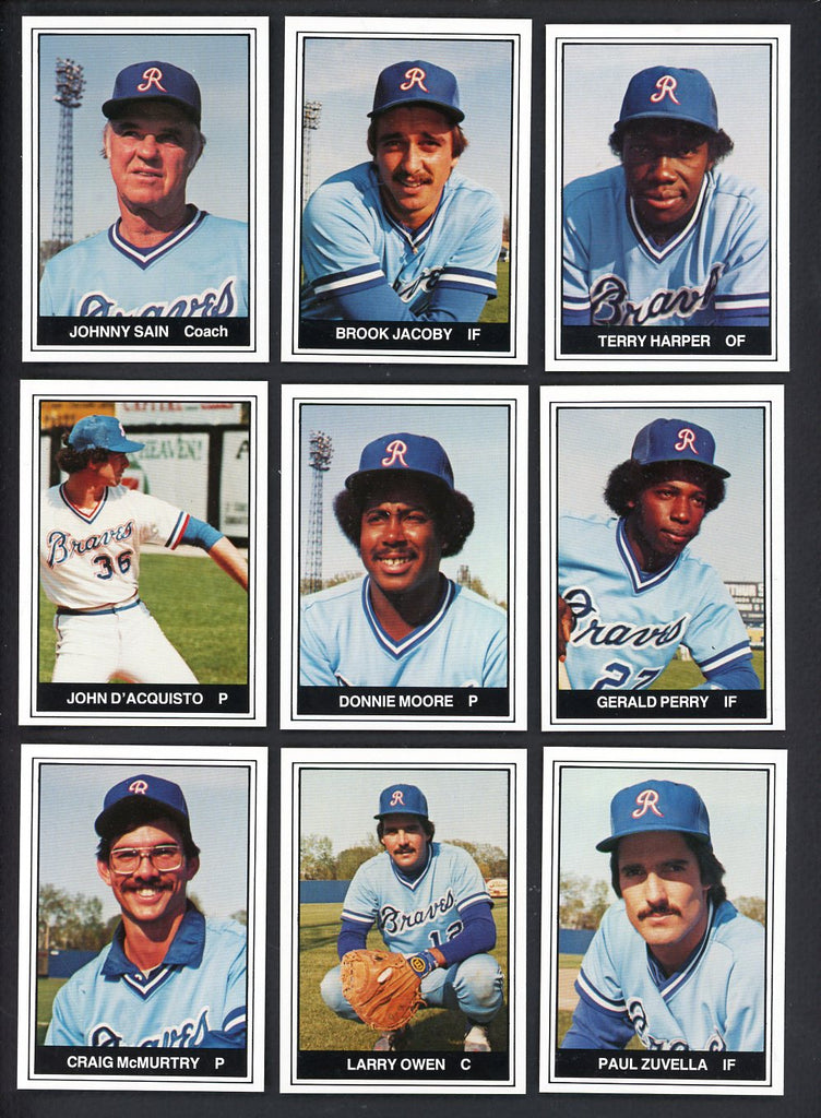 1982 TCMA Richmond Braves Complete Set Gerald Perry 543518